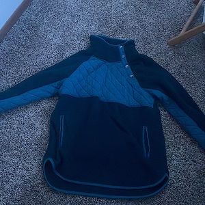 Dark blue and light blue hoodie